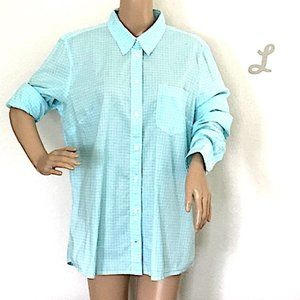 Classic Gap 100% Cotton Fitted Boyfriend Shirt